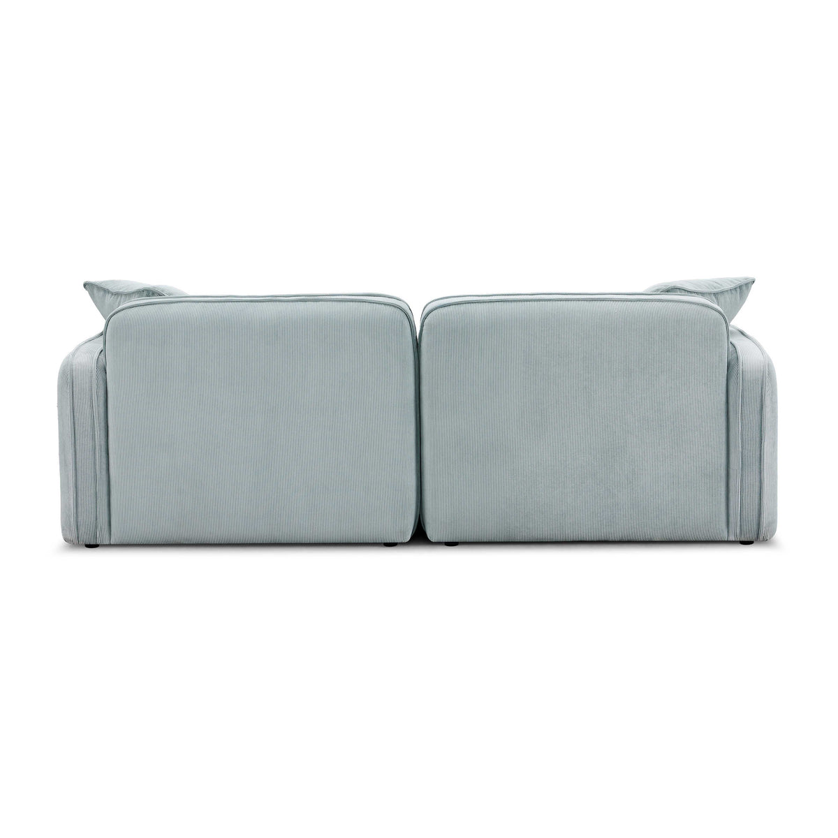 Travie 78" Modular Loveseat - Sea Blue - Image 4