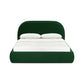 Bara Performance Velvet Bed - Forest Green / Queen - Image 2