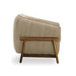Piedmont Upcycled Contract-Grade Chenille Accent Chair - Taupe - Image 4