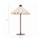 Lyra Ivory Jute Table Lamp - Image 5