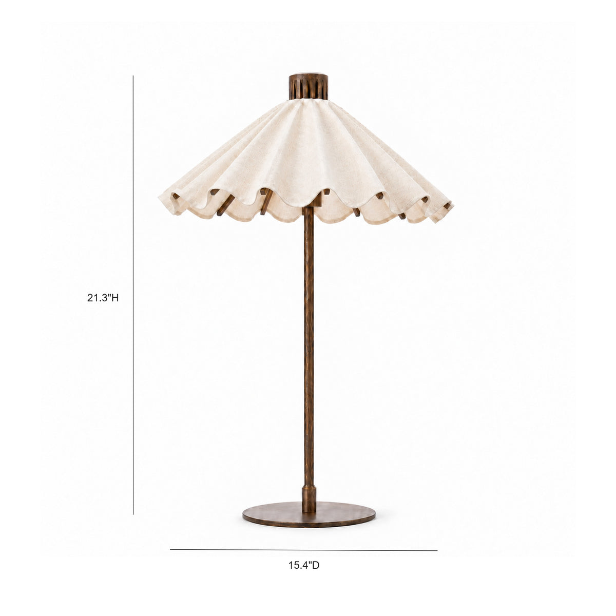 Lyra Ivory Jute Table Lamp - Image 5