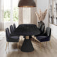 Beatrix Performance Velvet Dining Chair - Grey - Image 6