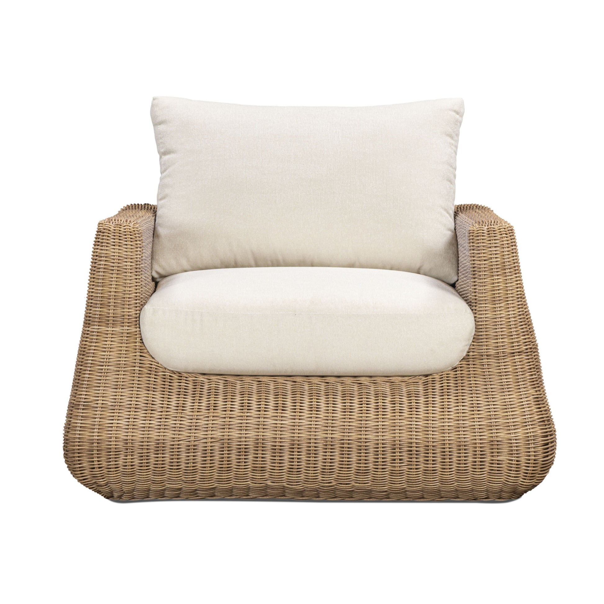 Dana Outdoor Accent Chair - Cream - Image 1