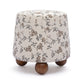 Jaine Ottoman - Beige Floral - Image 2