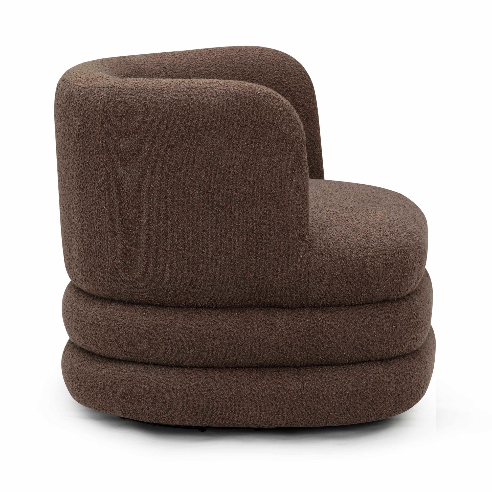 Astor Swivel Hotel Lounge Chair - Brown - Image 4