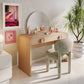 Manu Performance Fabric Side Chair - Beige - Image 8