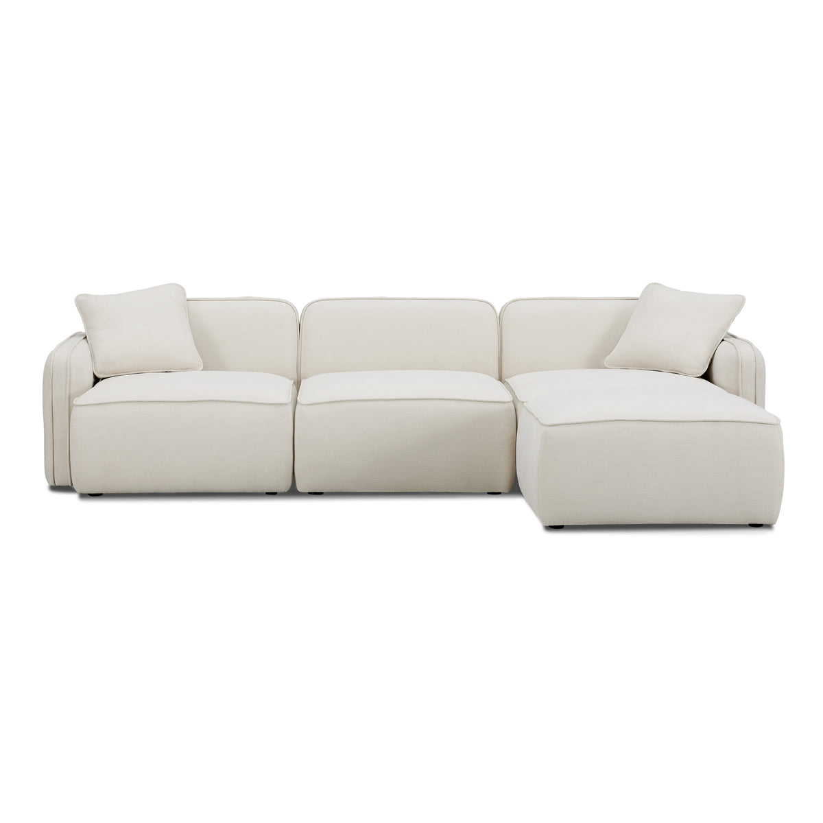 Travie 4-Piece Modular Sectional - Sand - Image 1