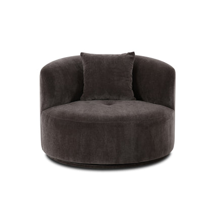 Fickle Swivel Accent Chair - Storm Grey - Image 1