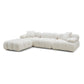 Calliope 4-Piece Performance Modular Sectional - Cream - Image 4