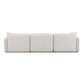 Travie 112" Modular Sofa - White Sand - Image 4