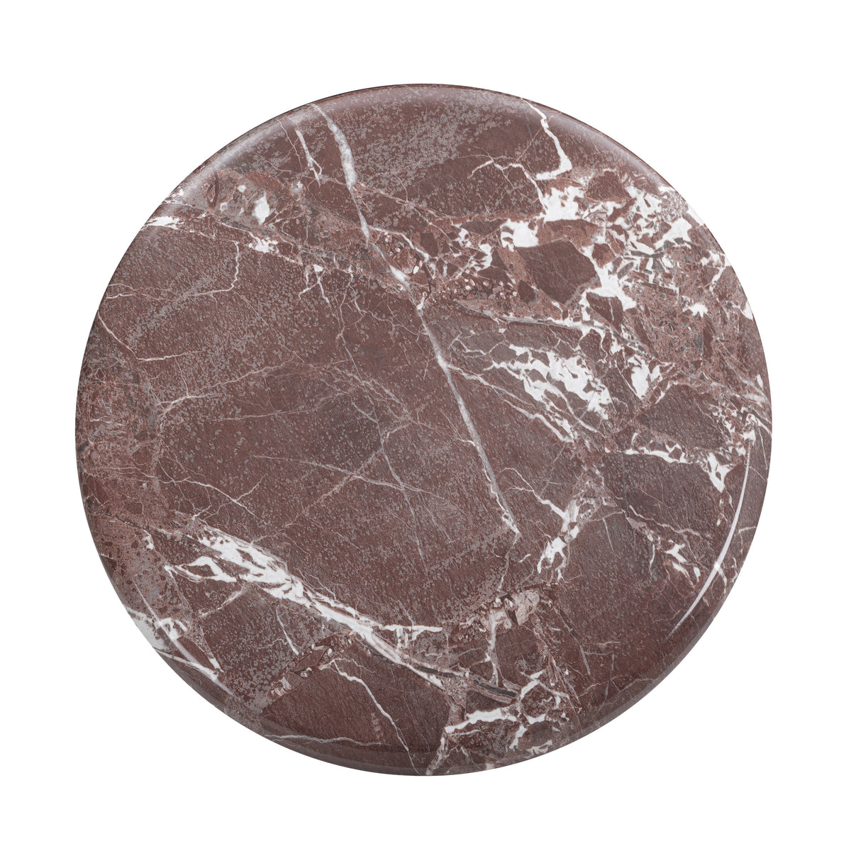 Juju Faux Marble Indoor/Outdoor Round Coffee Table (24"-32") - Red Levanto / 24" - Image 5