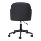Sydney Performance Vegan Leather Office Desk Chair - Black - Image 5