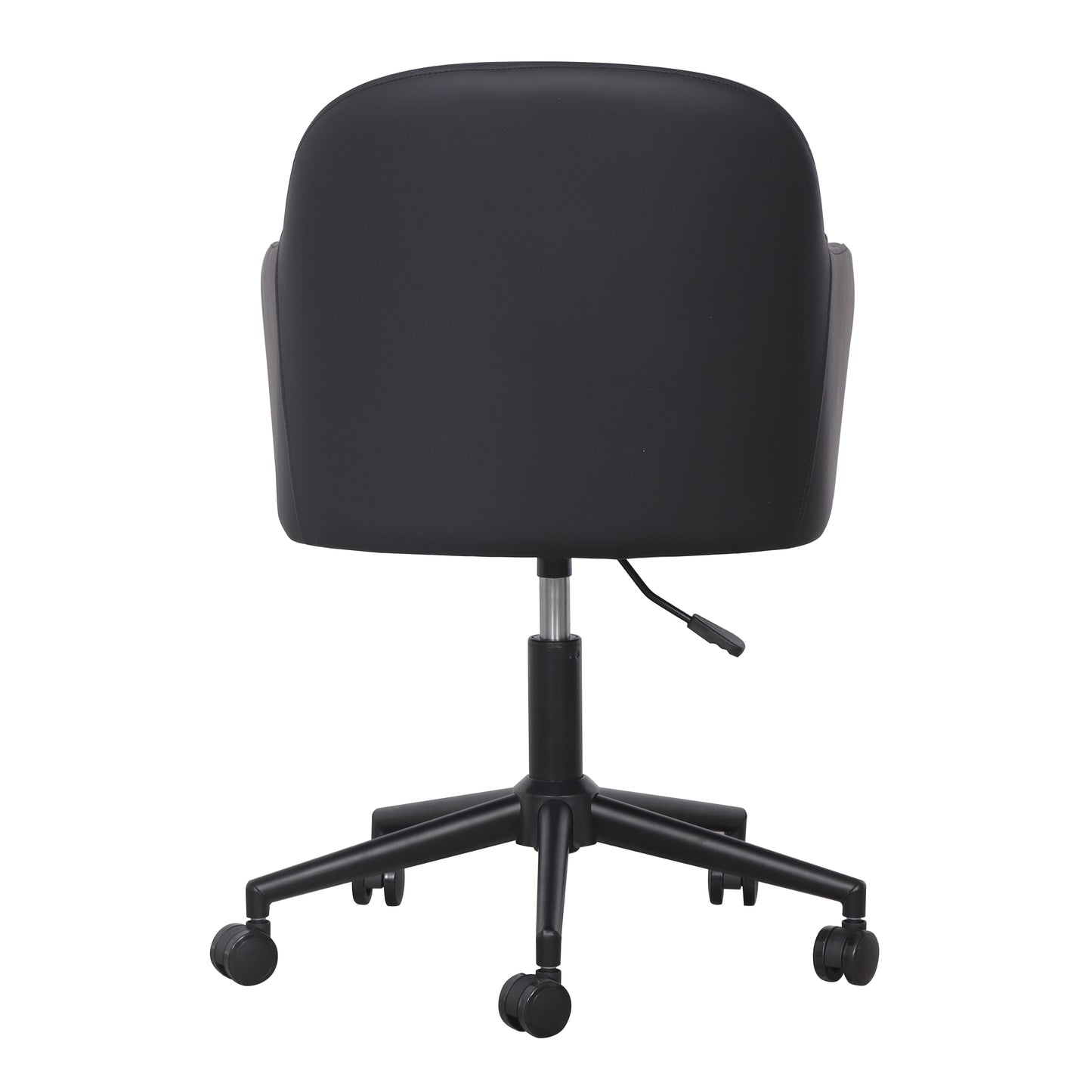 Sydney Performance Vegan Leather Office Desk Chair - Black - Image 5