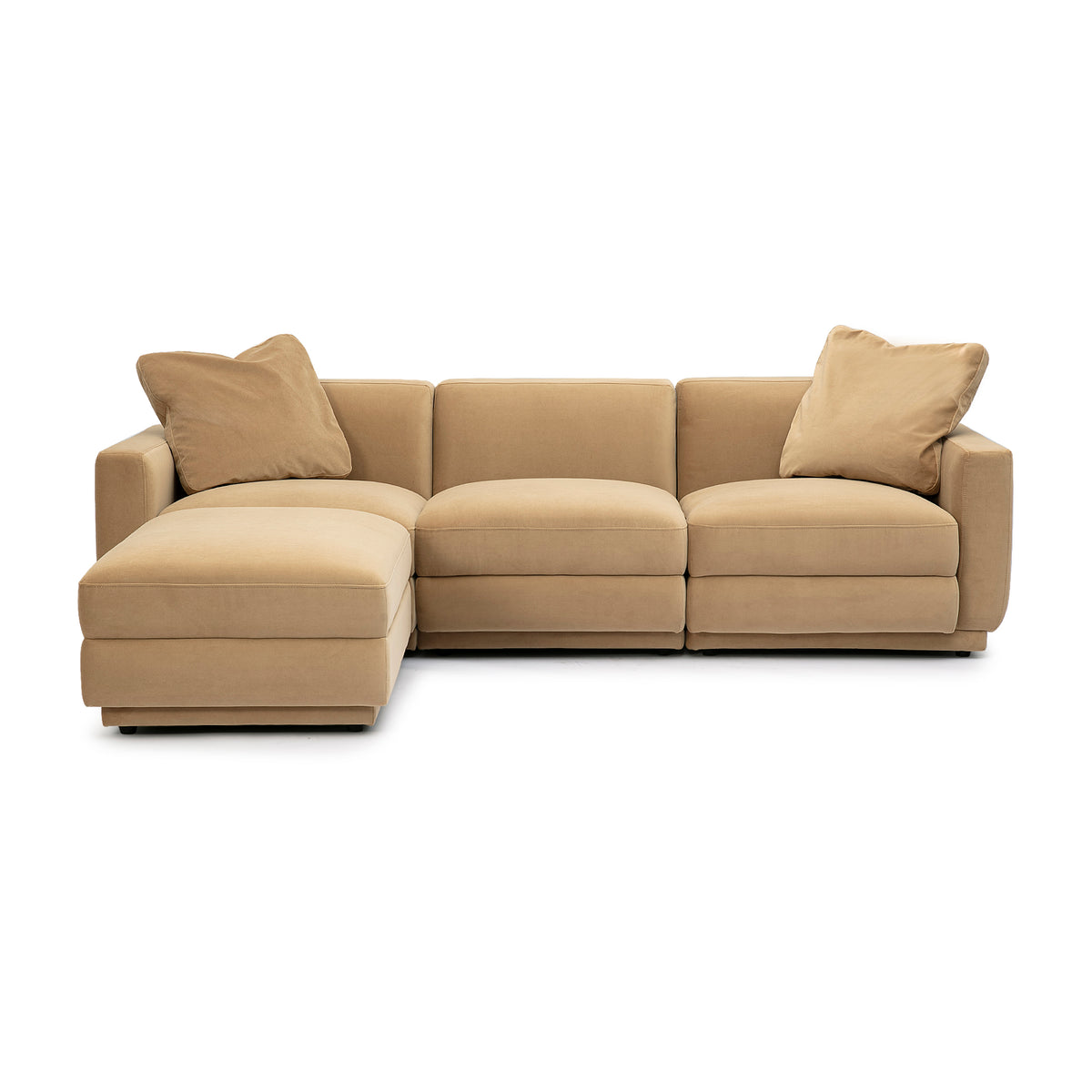 Perry 4-Piece Modular Sectional - Tan - Image 1