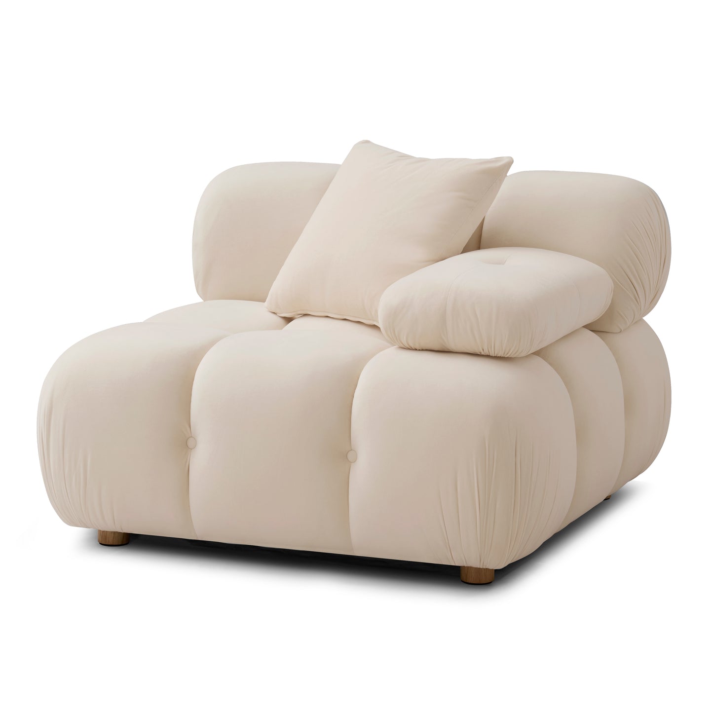 Calliope Performance Modular Corner Chair - Off-White - Image 4