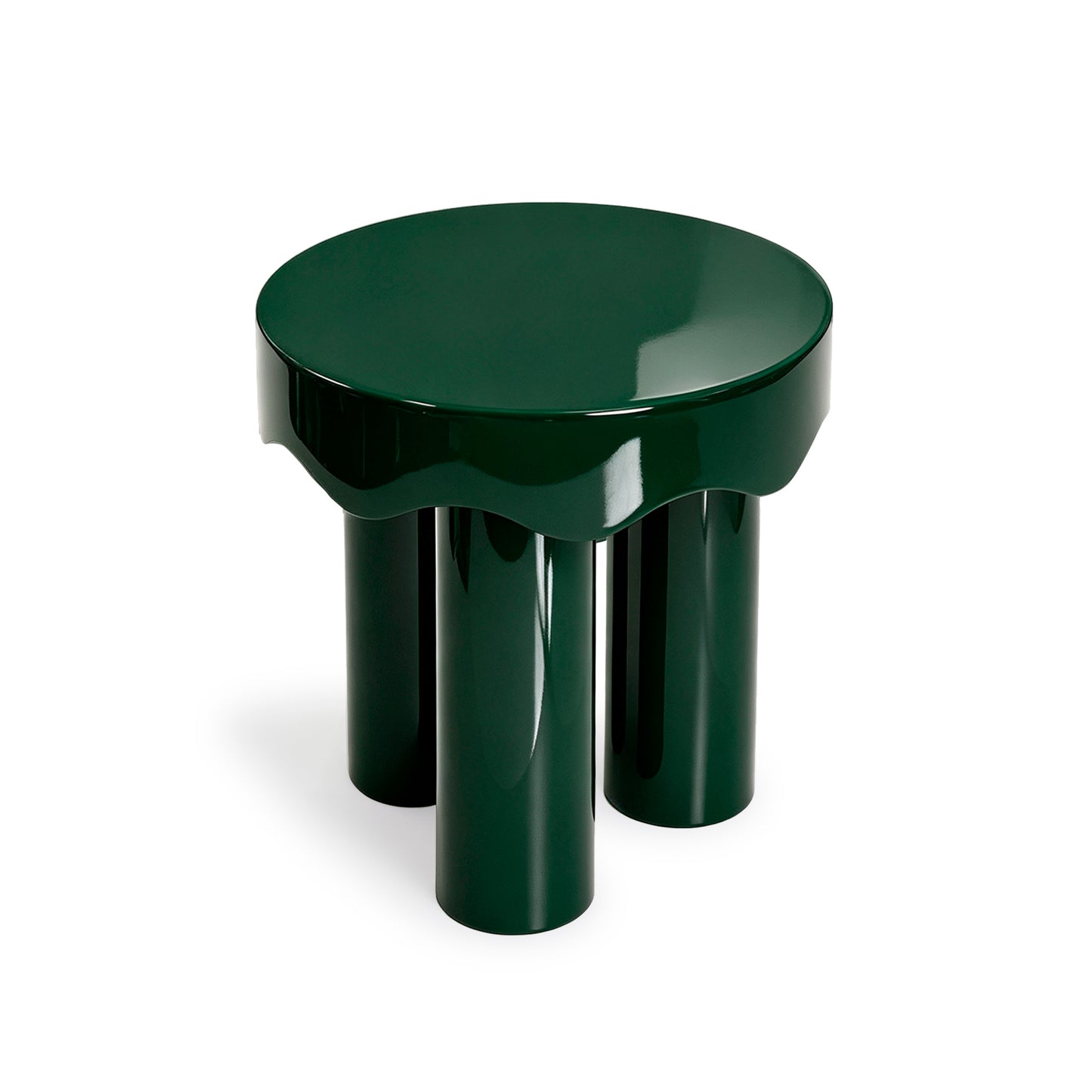 Casper High Gloss Nesting Side Table Set - Green - Image 10