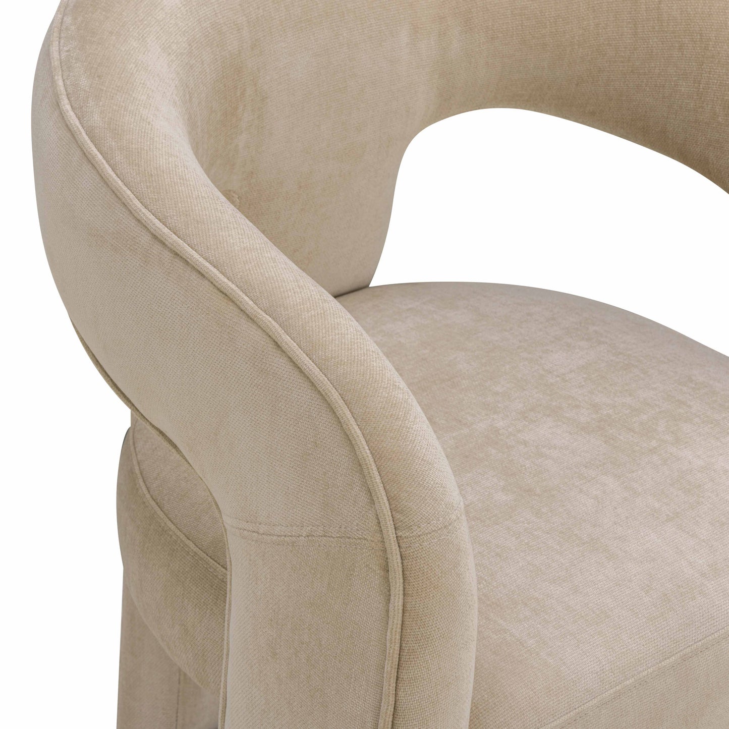 Malone Performance Chenille Stool - Taupe / Counter Height - Image 6