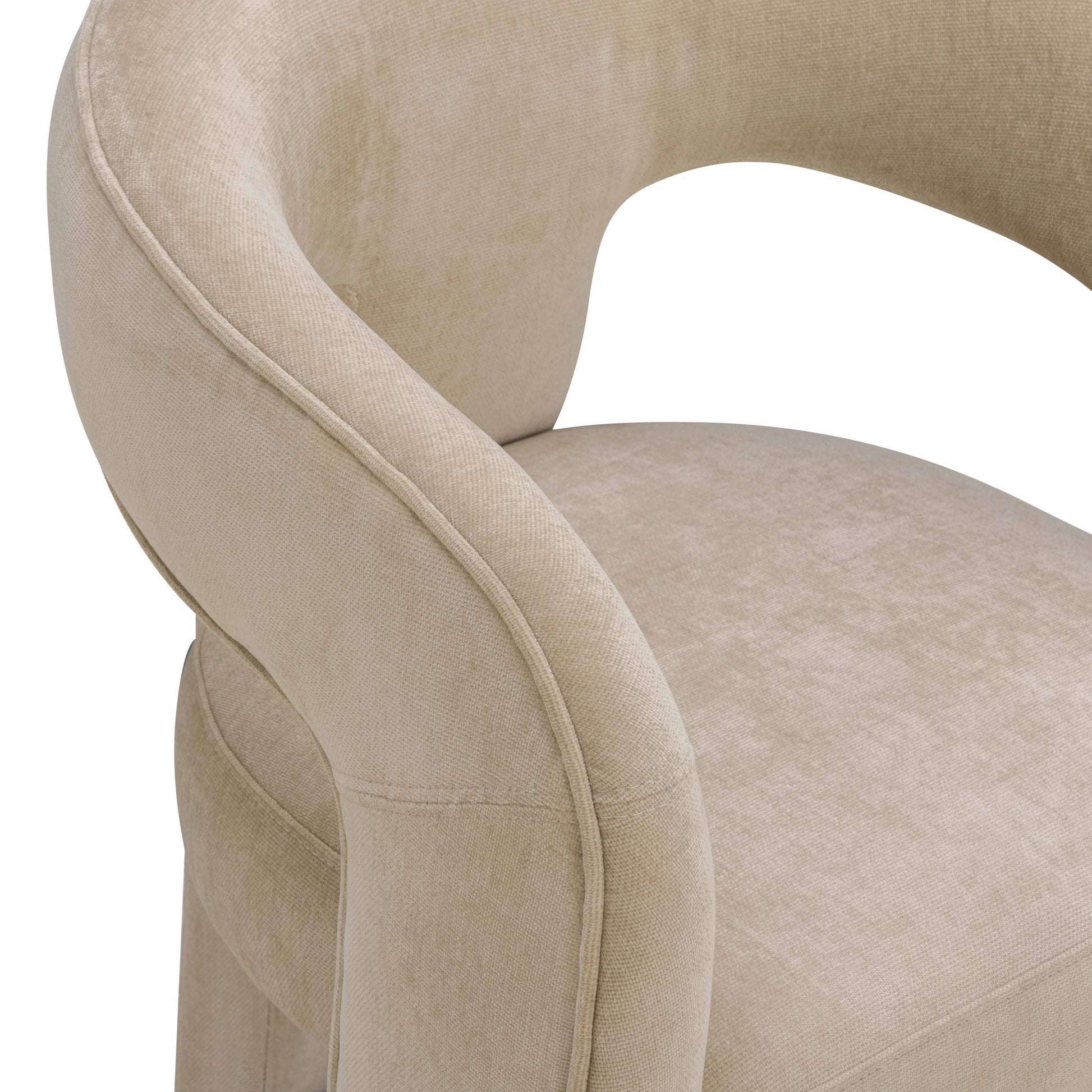 Malone Performance Chenille Stool - Taupe / Counter Height - Image 6