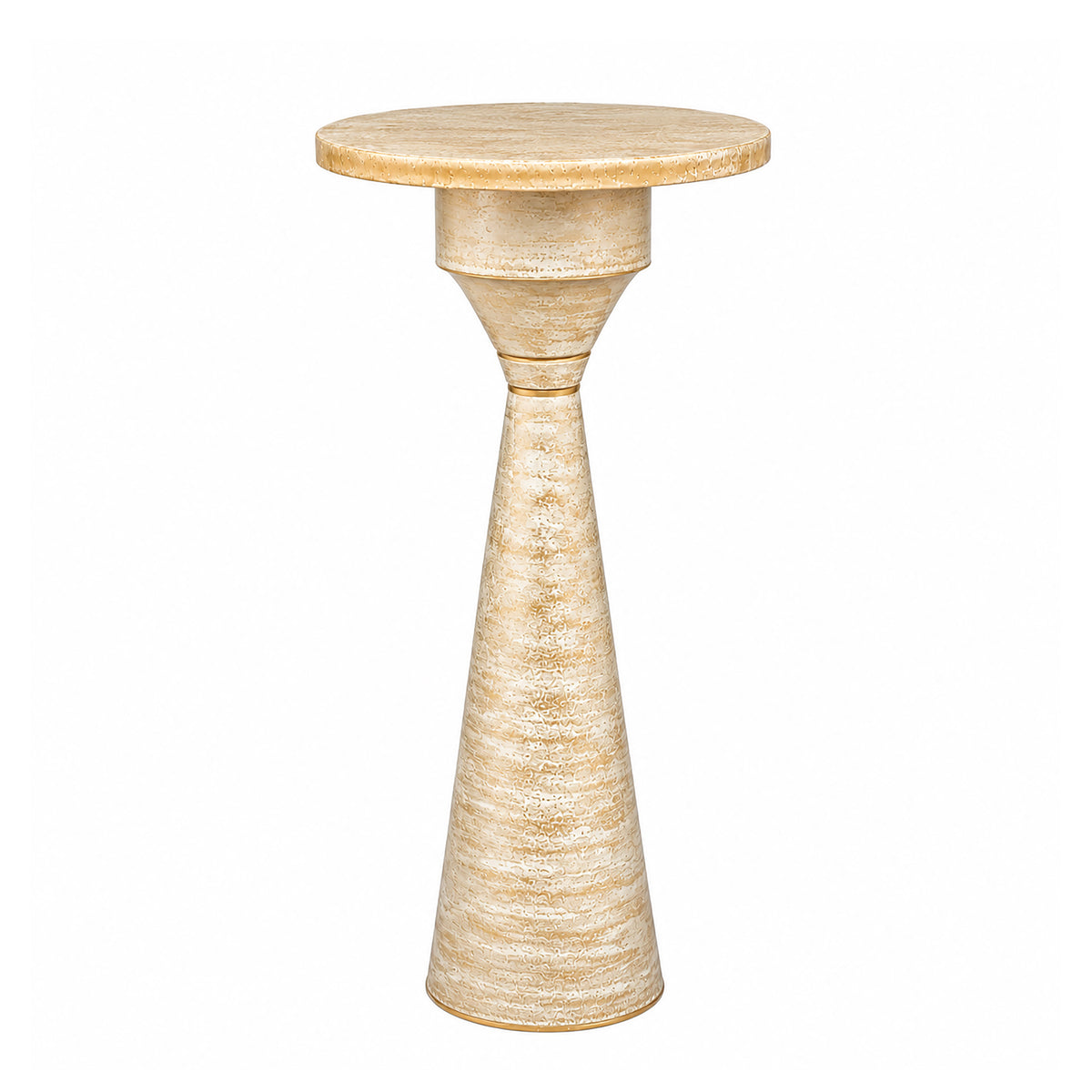 Tara Side Table - Travertine - Image 2