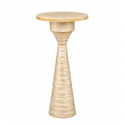 Tara Side Table - Travertine - Image 1