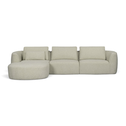 Noor 3-Piece XL 128" Modular Sectional - Wheat / LAF - Image 1