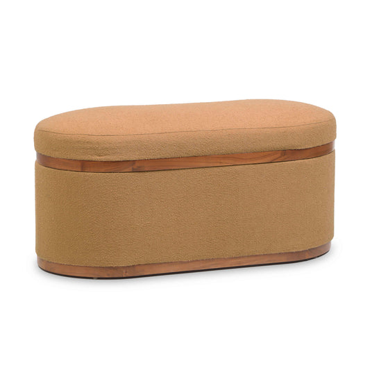 Olivier 41" Oval Storage Ottoman - Image 1