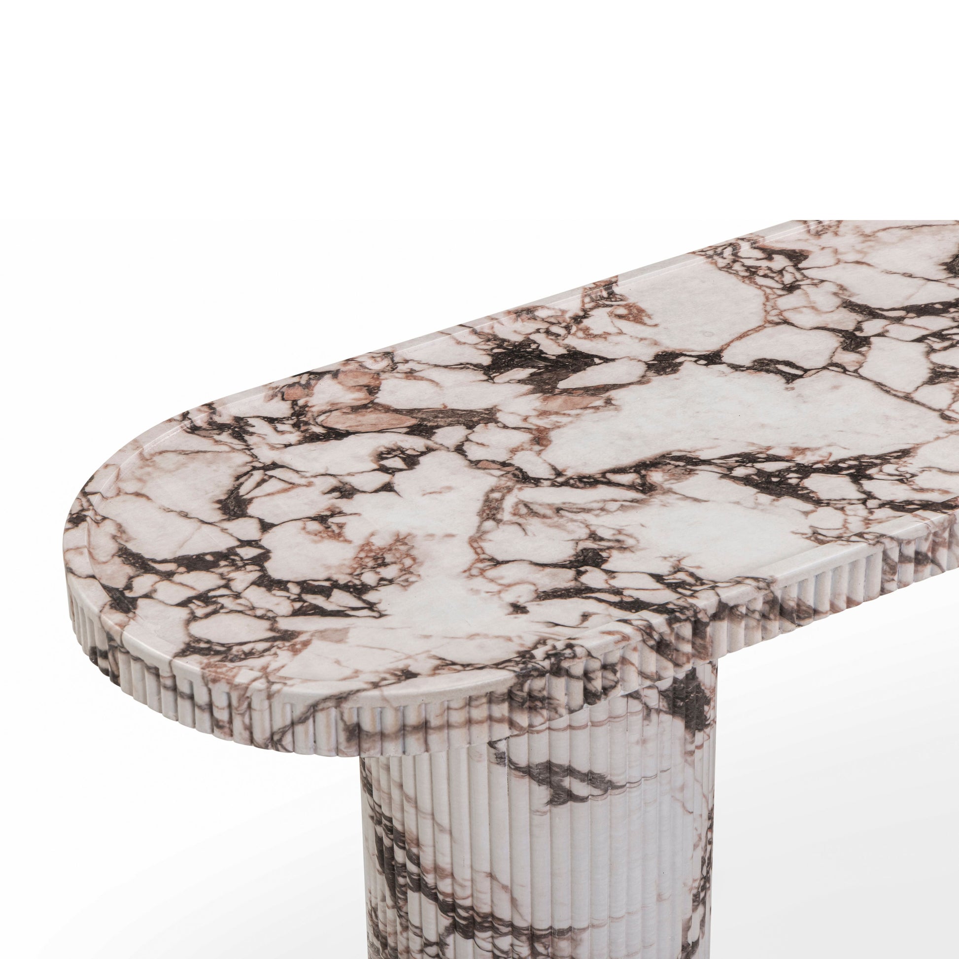 Darcy 59" Concrete Indoor/Outdoor Console Table - Breccia - Image 5