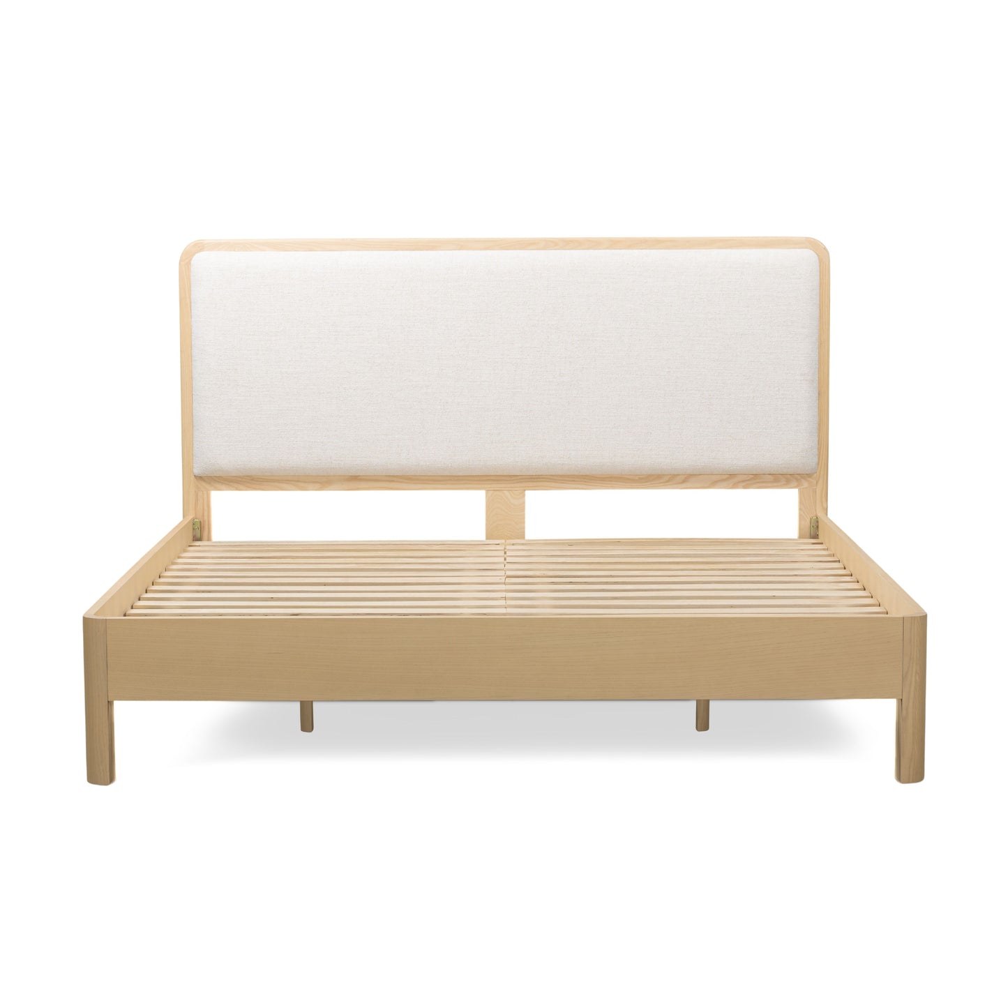 Rafaelle Natural Solid Ash King Bed - Image 7