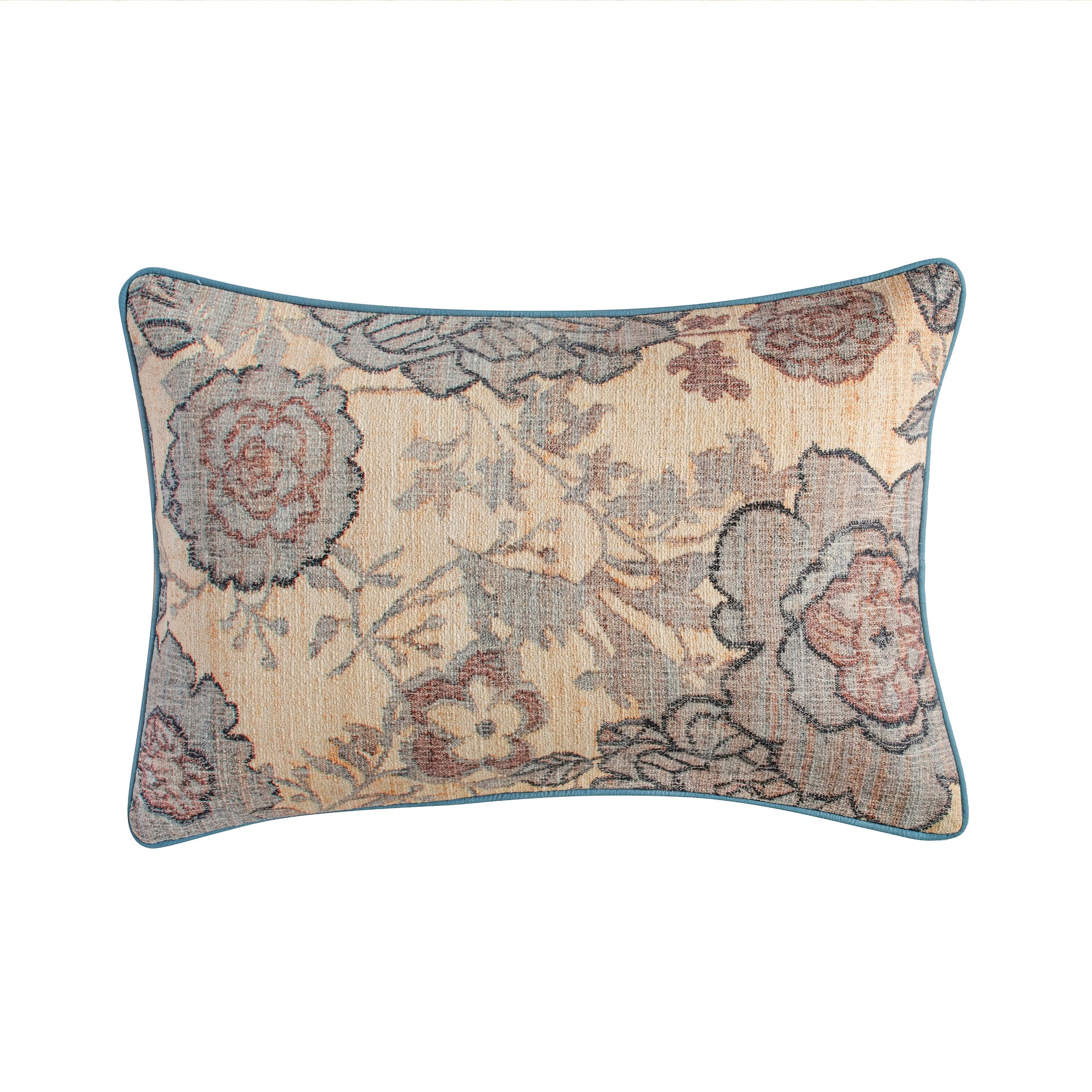Taman 24"X16" Cotton Accent Pillow in Spring Florals - Image 1
