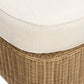 Axel Cream Boucle Outdoor Ottoman - Image 3