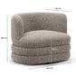 Astor Swivel Hotel Lounge Chair - Heathered Grey - Image 7