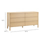 Tyra 62" Ash 6-Drawer Dresser - Natural - Image 8