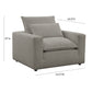 Cali Performance Fabric Armchair - Slate - Image 5
