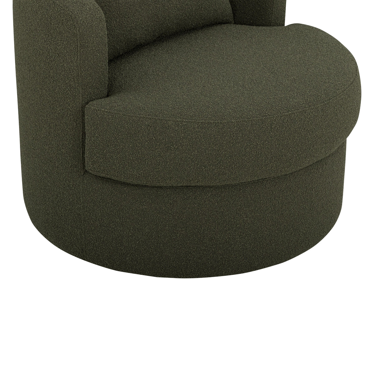 Silvi Performance Boucle Swivel Accent Chair - Kale Green - Image 7
