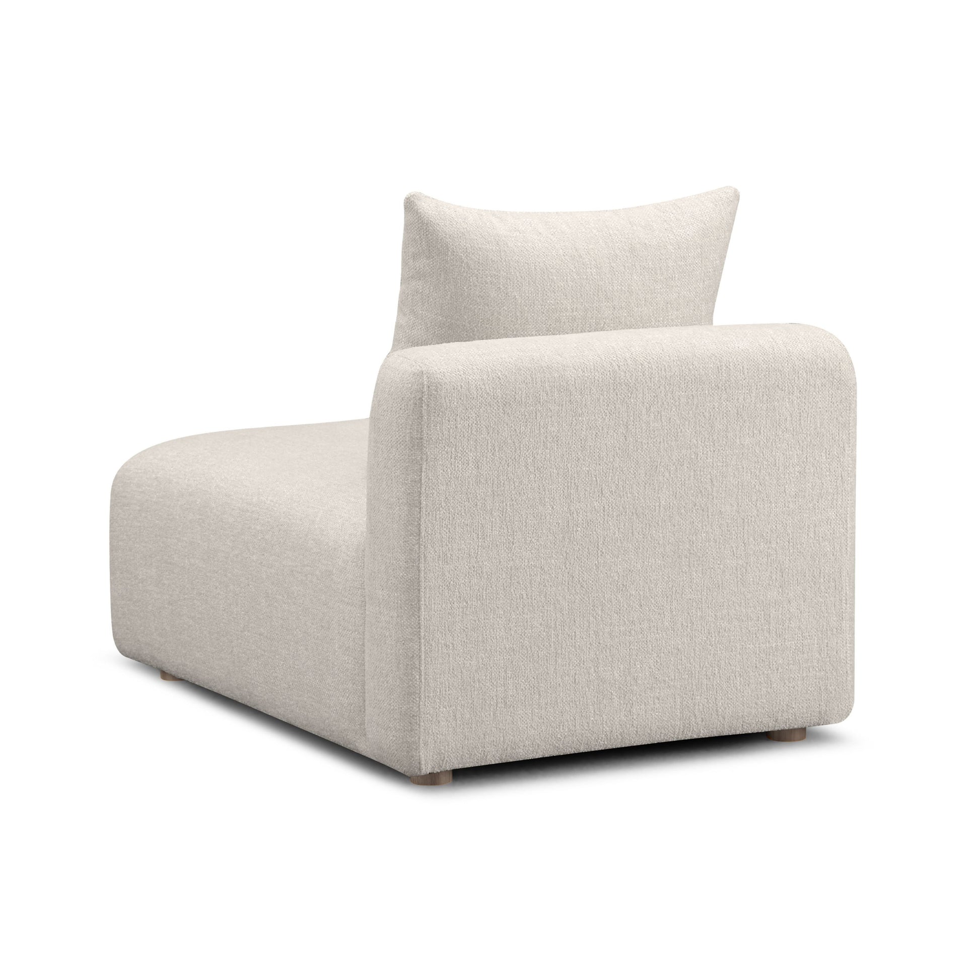 Hangover Modular Armless Chair - Ivory - Image 4