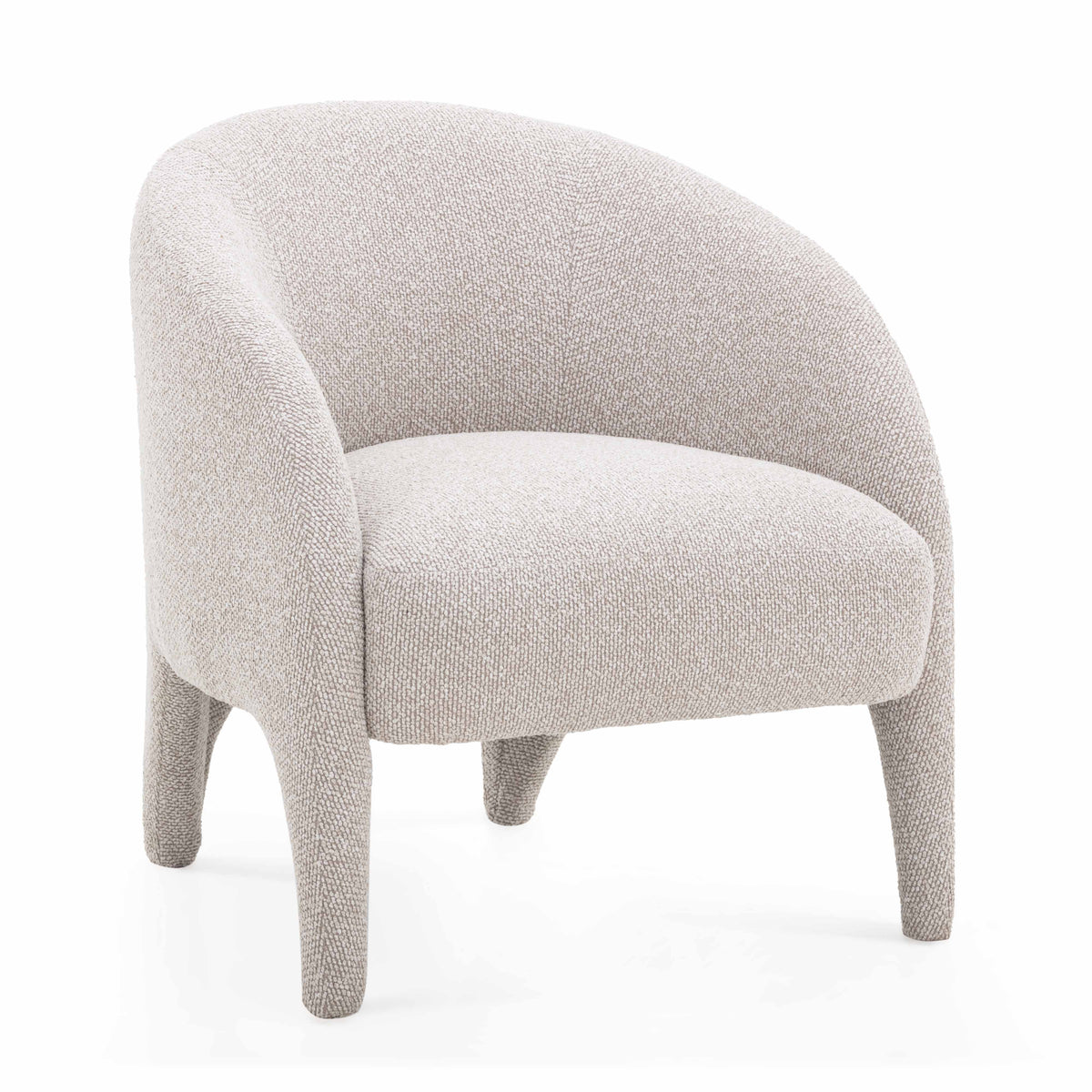 Kris Accent Chair - Warm Grey - Image 1