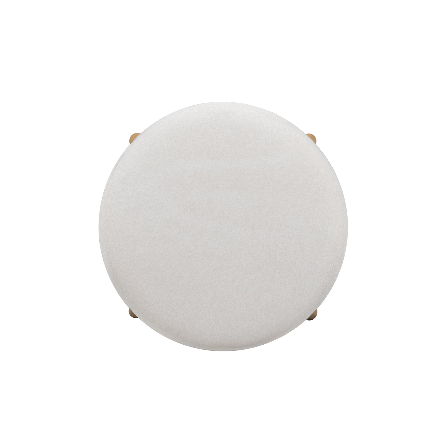 Oodle Cream Performance Vegan Mohair Natural Counter Stool - Image 4