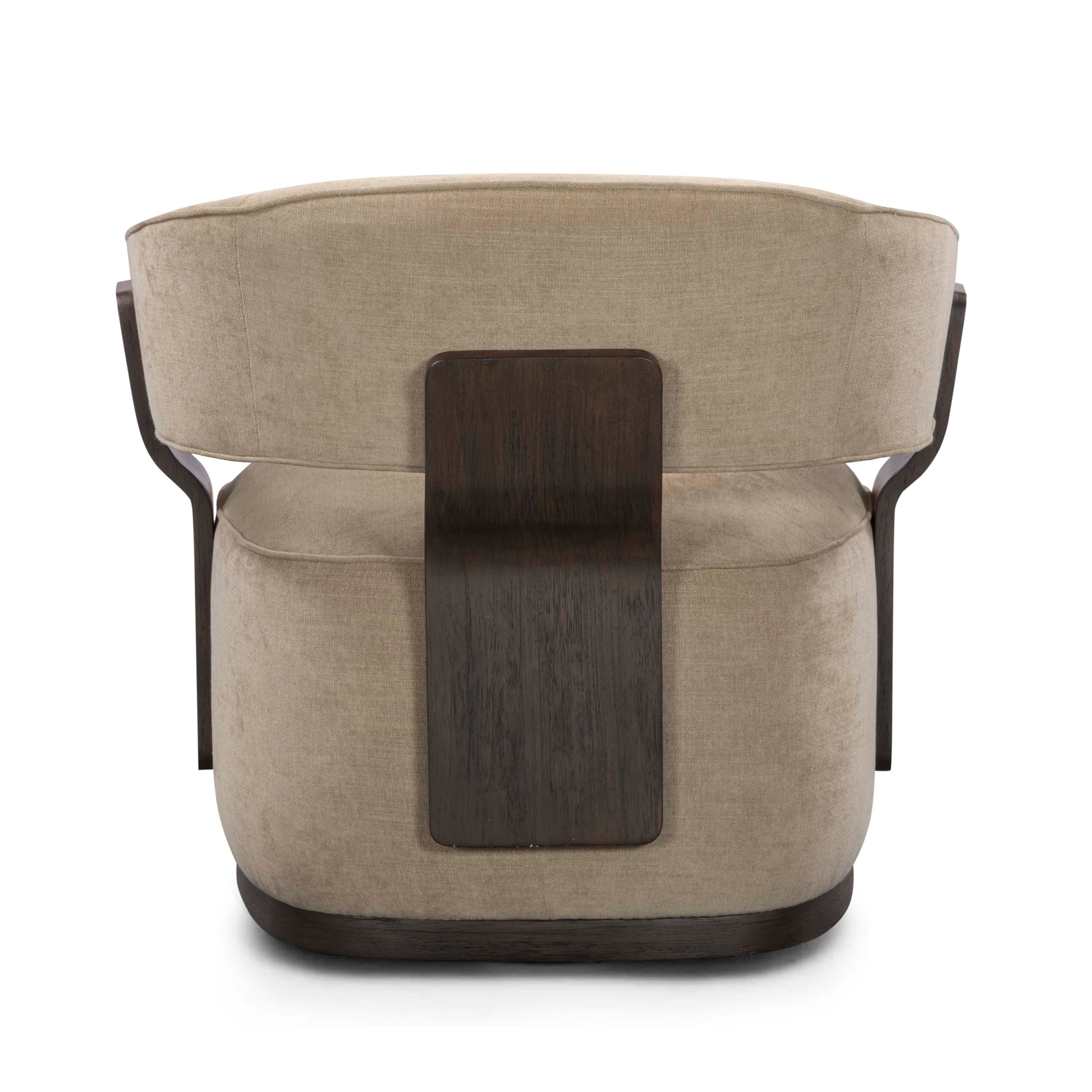 Madison Performance Swivel Accent Chair - Stone - Image 5