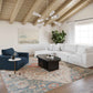 Cali Performance Fabric Armchair - Navy - Image 2