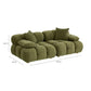 Calliope 79" Modular Loveseat - Olive Green - Image 5