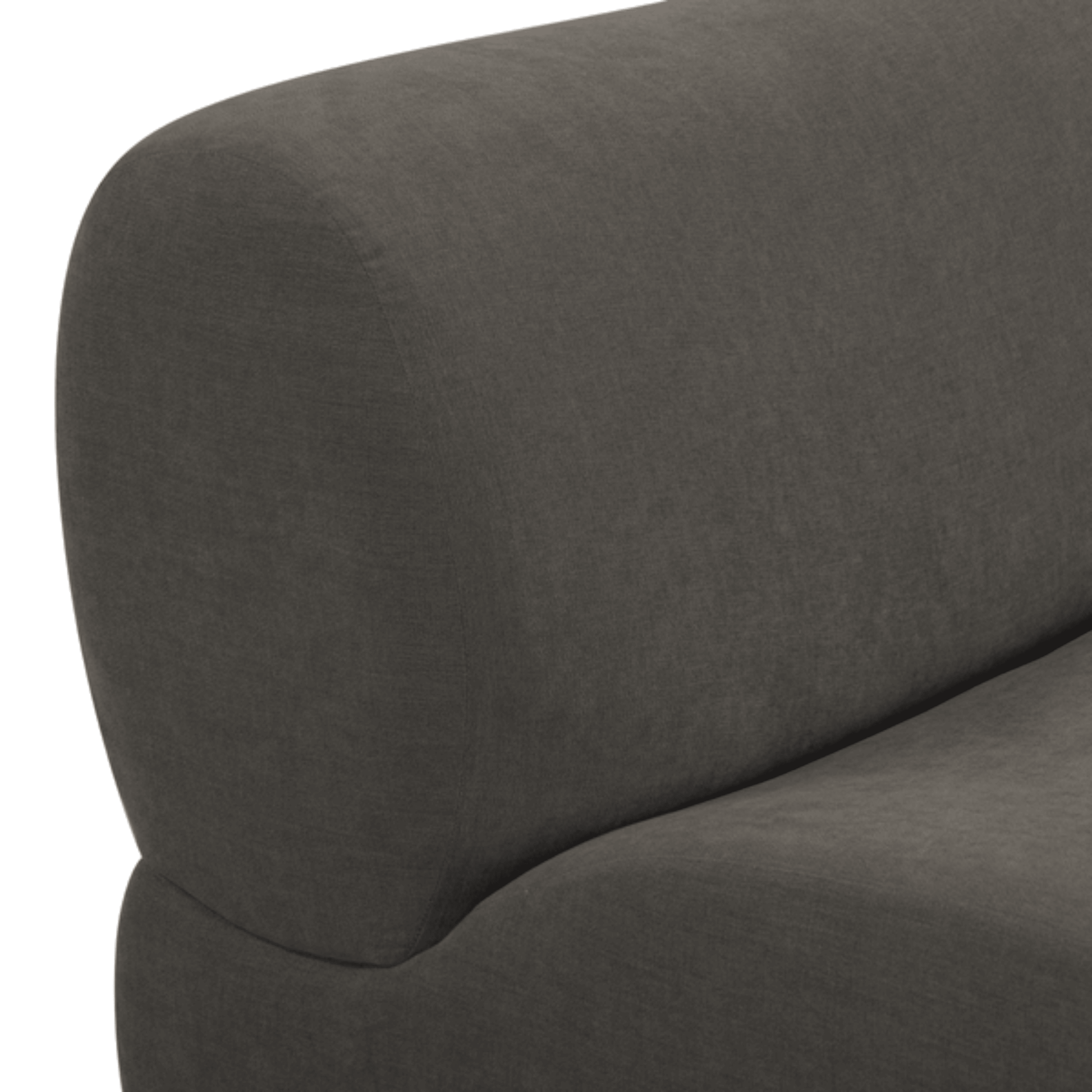 Zenith 116.5" Contract-Grade Upcycled Fabric Modular Sofa - Grey - Image 10