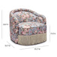 Pamela Tasseled Lounge Accent Chair - Spring Floral - Image 6