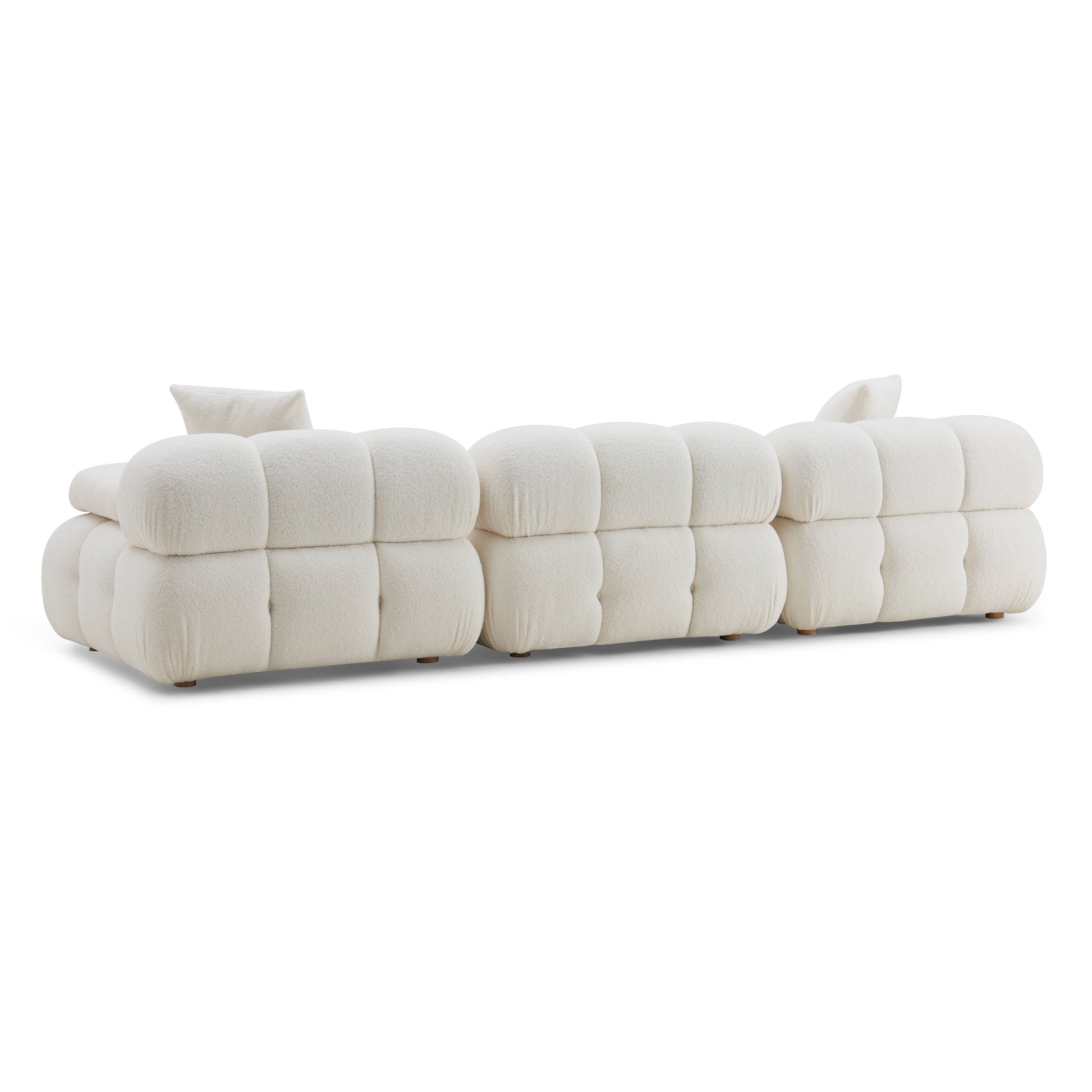 Calliope 118" Performance Modular Sofa - Cream - Image 5