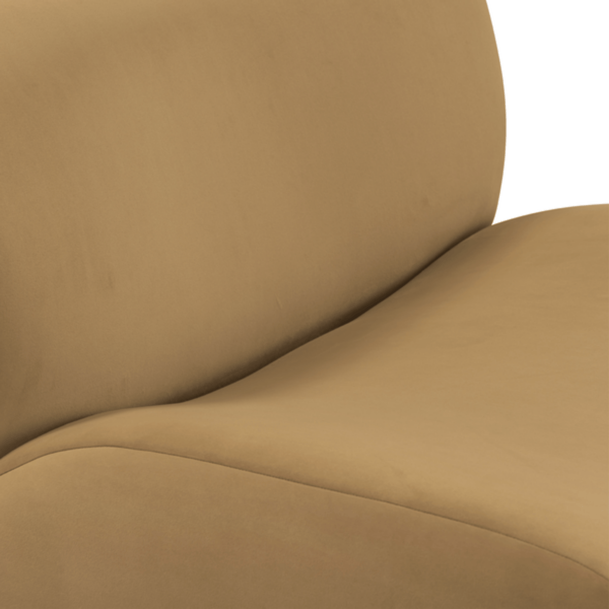 Zenith Modular Armless Chair - Brown - Image 6
