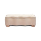 Thalia 48.5" Performance Velvet Storage Bench - Tan - Image 2