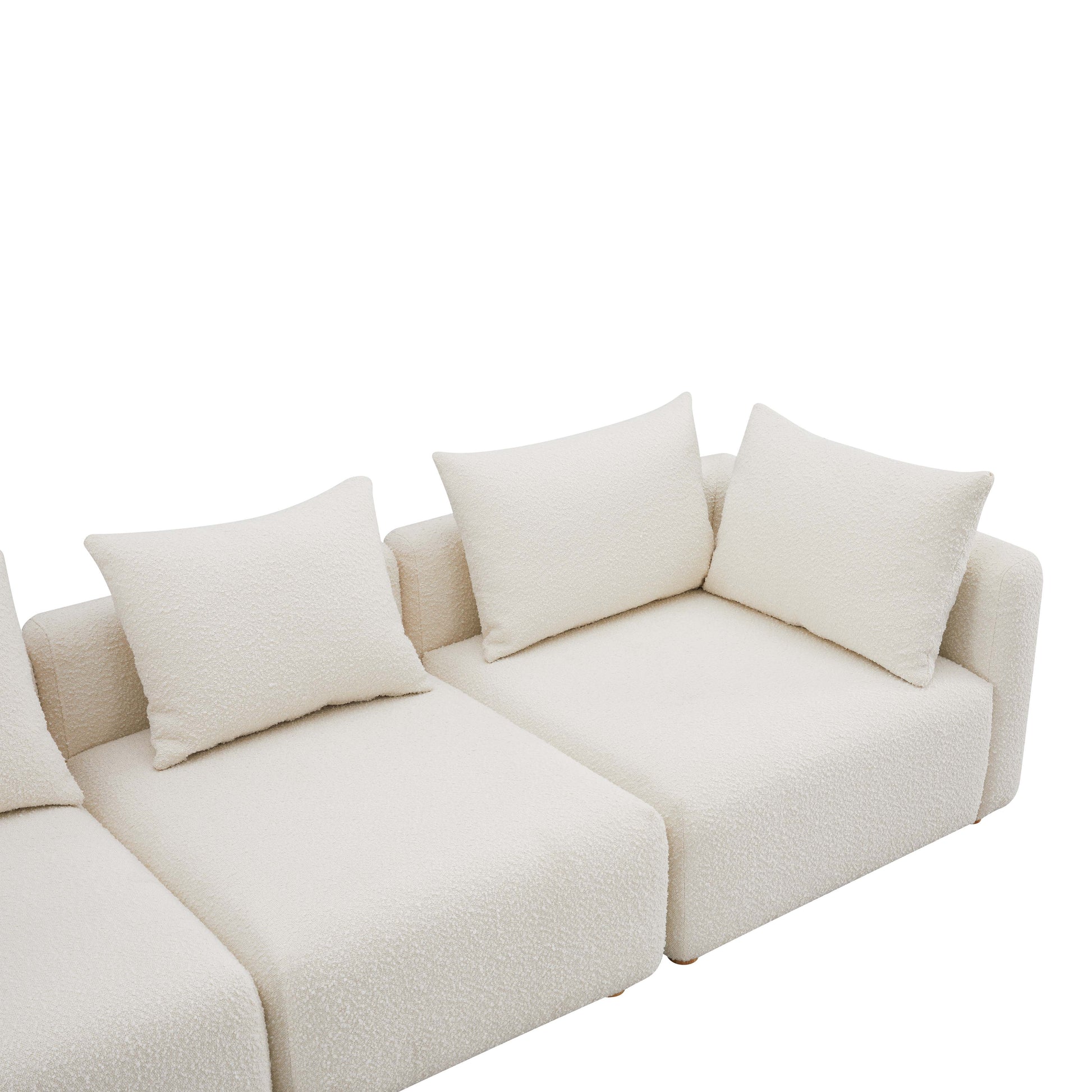 Hangover Modular Sofa (112"-145") - Cream / 112" - Image 5