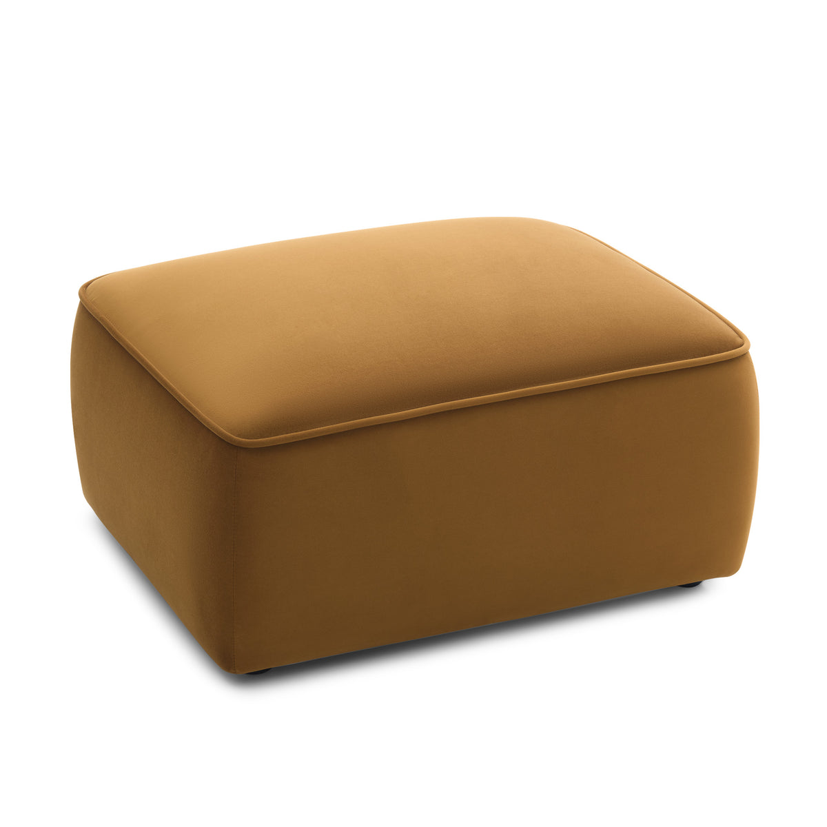 Travie Ottoman - Honey - Image 3