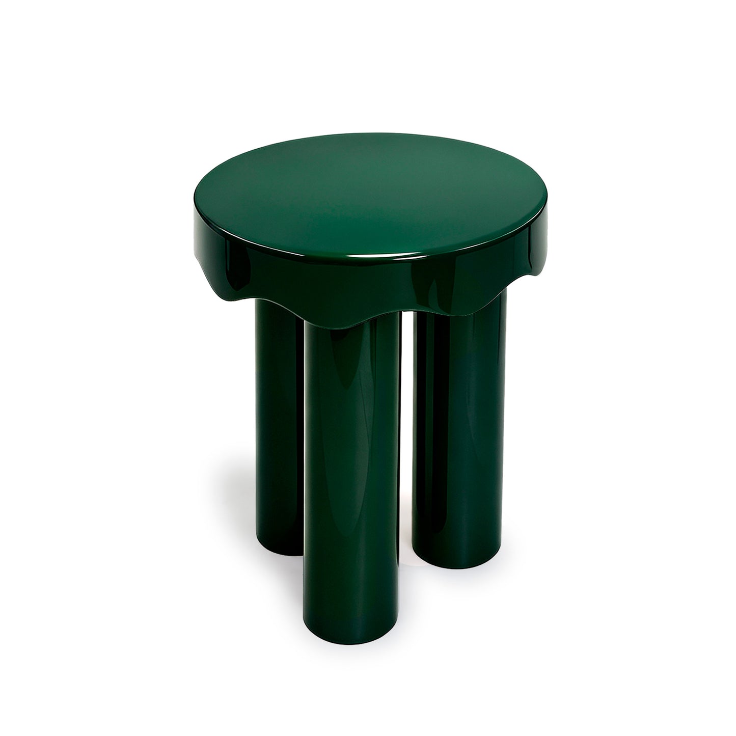 Casper High Gloss Nesting Side Table Set - Green - Image 3