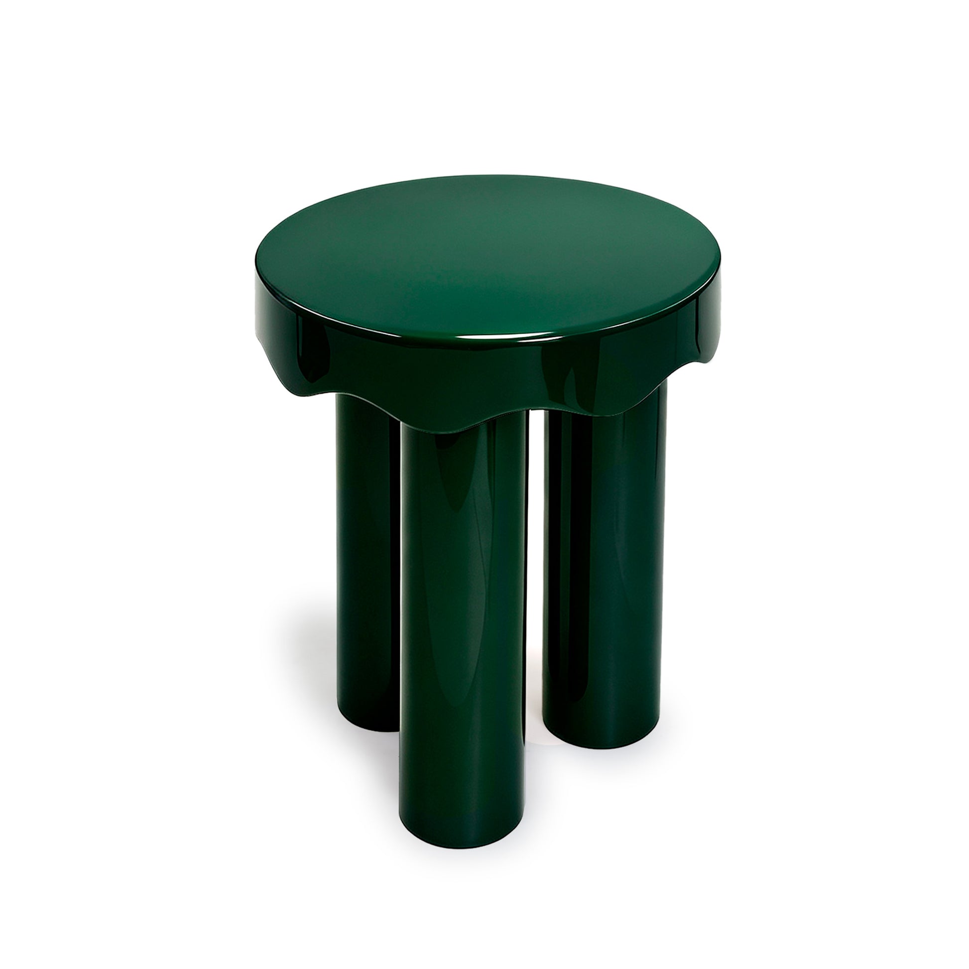 Casper High Gloss Nesting Side Table Set - Green - Image 3