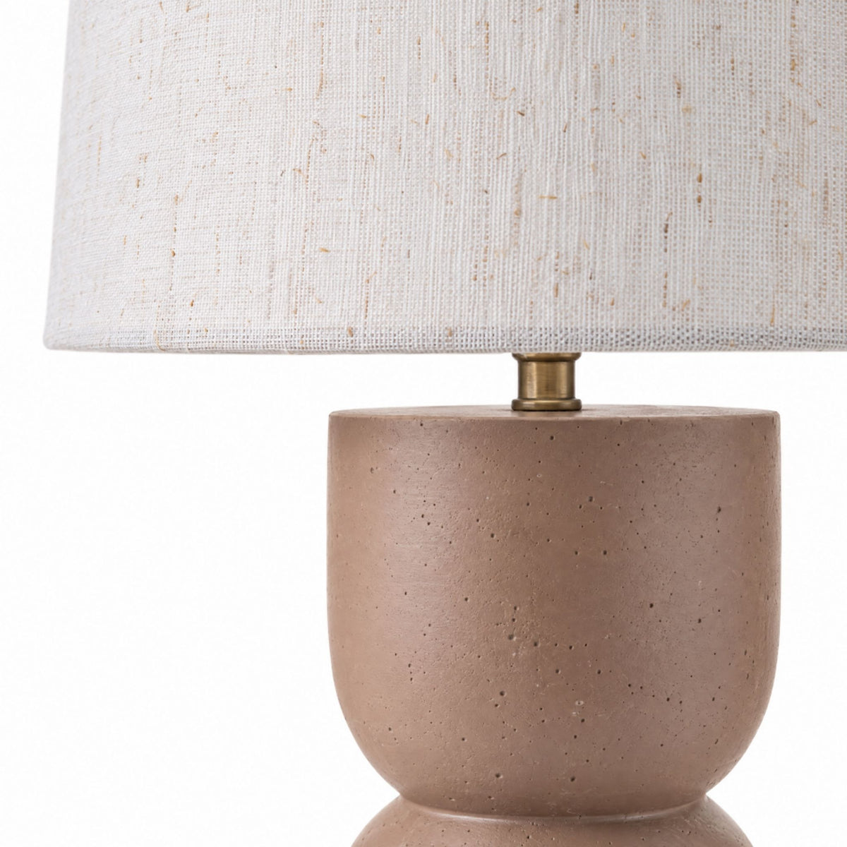 Astrea Brown Stonecast Table Lamp - Image 4